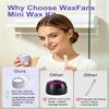 Waxfans Face Waxing Kit for Women-Eyebrow Wax Kit with USB Mini Wax Pot,Facial Hair Removal for Sensitive Skin,mini wax kit with 100g Facial wax beads,for Eyebrow Lip Bikini,6 Weeks Smooth(Purple) view 4