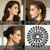 10 Pack Black Hair Clips, 2 Inch Flat Hair Clips Hair Accessories for Women (Black) view 4