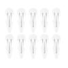 10 Pack White Hair Clips, 2 Inch Flat Hair Clips Hair Accessories for Women (White) view 1