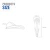 10 Pack White Hair Clips, 2 Inch Flat Hair Clips Hair Accessories for Women (White) view 2