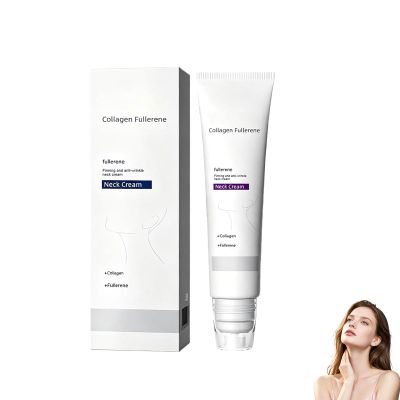 Coolord Magic Collagen Fullerene Neck Cream,Tighten & Lift Neck Cream with Collagen Peptides for Crepey Skin, Reduce Wrinkles Nd Tightening for Skin Types (1pc)