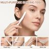 Hadnves 12 PCS Face Razors for Women Exfoliating Dermaplaning Tool Stainless Steel Eyebrow Razor with Storage Case Multipurpose Facial Hair Removal Blades Gentle Skin Exfoliation Peach Fuzz view 4