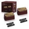 2 Pack Shaver Replacement Foil and Cutter Bar, Compatible With Wahl Shaver Foil 7031-100, 7043-100, Purple view 1