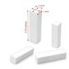 12 Pack Nail Buffer Block, 4 Sided Nail File Sanding Blocks for Natural & Acrylic Nails, Medium Grit 150, Washable & Reusable Buffing Blocks for Manicure & Pedicure (White) view 2