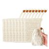 Soap Saver Bag 10/20pcs Linen Cotton Soap Bags with Drawstring Exfoliating Linen-Cotton Saver Bag with Mesh for Bath and Shower(20pcs) view 1