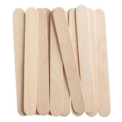 Wooden Wax Sticks [500 Count] 3.6 Inch Wooden Multi-Purpose Popsicle Sticks, Craft, Ice Cream, Wax, Waxing, Tongue Depressor Wood