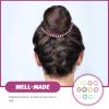 Yiodauh Stretch Comb Headband 24Pcs Stretch Hair Comb Headband Full Circular Tooth Elastic Wrap Hairband Holder view 3