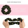 Jamaican Lipstick Print Hair Bands for Women Printed Scrunchies Elastic Hair Ties Ponytail Holder for Accessories view 2