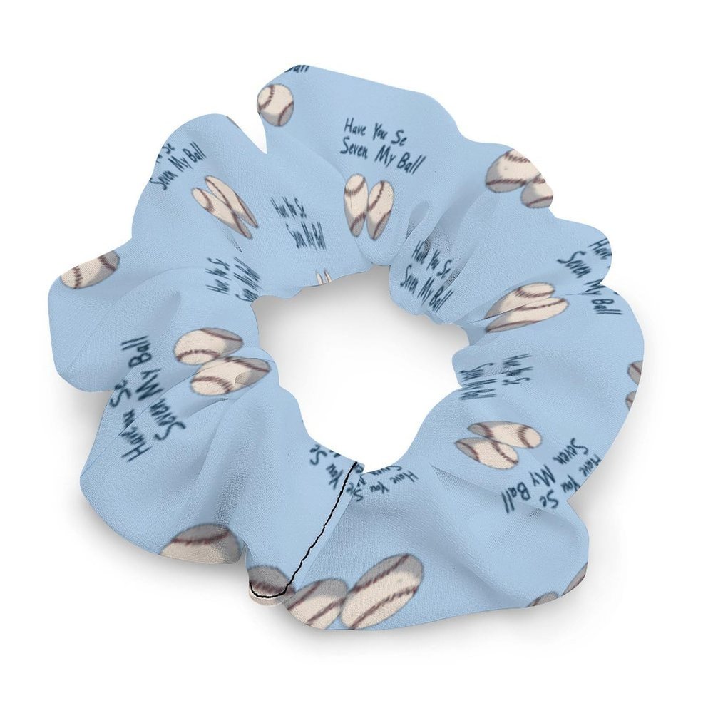 Have You Seen My Ball Baseballs Hair Bands for Women Printed Scrunchies Elastic Hair Ties Ponytail Holder for Accessories