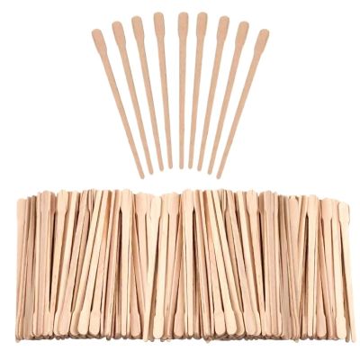 Small Waxing Sticks 500PCS Beauty Tool Woman Wooden Hair Removal Stick Disposable Depilation Spatula Wax Sticks Wood Face Eyebrows Waxing