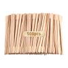Small Waxing Sticks 500PCS Beauty Tool Woman Wooden Hair Removal Stick Disposable Depilation Spatula Wax Sticks Wood Face Eyebrows Waxing view 2