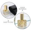 SOESFOUFU 4pcs Mini Spray Perfume Atomizer 10ml Glass Cube Gold view 3