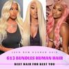 Xddnamei One Bundle Human Hair 28 Inch Jerry Curly Wave Human Hair Single Bundle 100g/Pc 613 Blonde Unprocessed Brazilian Virgin Quick Weave Hair Bundle for Black Women view 3