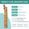 French Curl Braiding Hair Close to Crochet Human Hair 24 Inch SP27/613 view 2