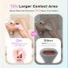 LYSMOSKI Laser Hair Removal for Women and Men, At-Home IPL Hair Removal Device with 5.2 cm Treatment Window, Nearly Painless, Visible Results in 2 Weeks, Full Body Treatment in 8 Minutes,Pink view 2