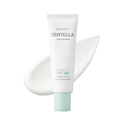 mixsoon Centella Hyal Sunscreen 50ml Soothing Comfort Matte Finish Sunscreen SPF 50 PA, Designed for Daily Comfort, Lightweight Hydrating, Non Greasy, No White Cast, For Sensitive Skin