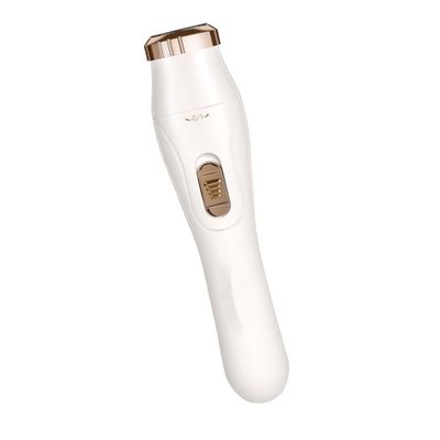 Electric Women's Body Shaver, White, USB Rechargeable, Painless Hair Remover with Floating Head, IPX7 Waterproof