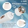 Electric Women's Body Shaver, White, USB Rechargeable, Painless Hair Remover with Floating Head, IPX7 Waterproof view 4