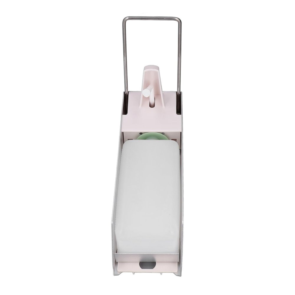 Yosoo Wall Mount Hand Elbow Press 1000ml Large Capacity Liquid Dispenser for Shampoo Hand with ABS Stainless Steel Wall Mounted Bathroom Kitchen