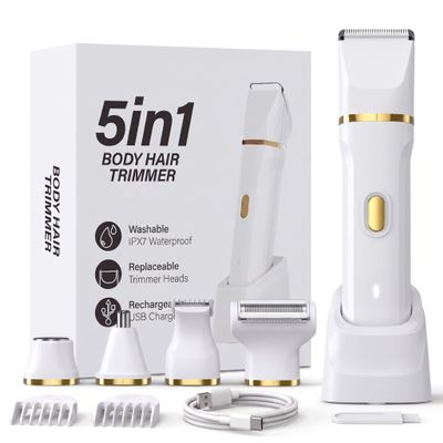TEENOVA 5-in-1 Bikini Trimmer for Women, Electric Razors Shaver