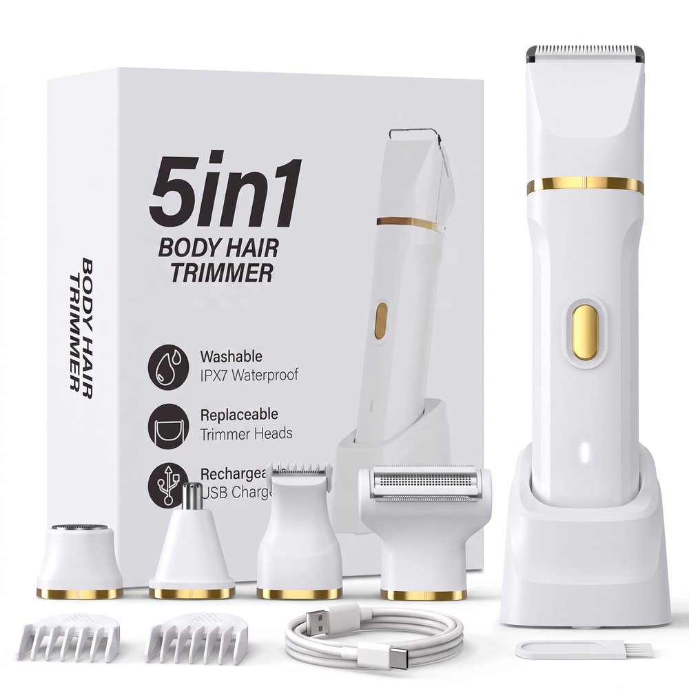 TEENOVA 5-in-1 Bikini Trimmer for Women, Electric Razors Shaver
