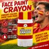 Red Yellow and Red Eye Black, Spain Flag Face Paint Sticks for World Cup Fans, Body Paint Sticks for Rugby, Baseball and Soccer Athletes, Patriotic Sports-Themed Makeup (Spain) view 2