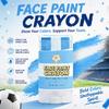 Blue White and Blue Face Paint Stick, Argentina Flag Face Paint Stick for 2026 World Cup Fan, Waterproof & Sweatproof Eye Black Stick for Rugby, Softball, Baseball And Football Players (ARG) view 2