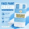Blue White and Blue Face Paint Stick, Argentina Flag Face Paint Stick for 2026 World Cup Fan, Waterproof & Sweatproof Eye Black Stick for Rugby, Softball, Baseball And Football Players (ARG) view 3