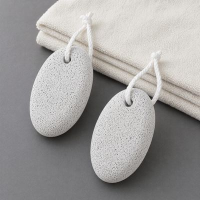 2Pcs Foot Pumice Stone for Feet,Pedicure Tools Hard Skin Callus Remover Pumice Stone for Feet and Hands - Foot File Exfoliation to Remove Dead Skin Heels