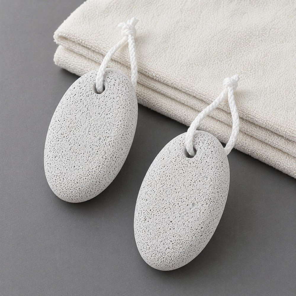 2Pcs Foot Pumice Stone for Feet,Pedicure Tools Hard Skin Callus Remover Pumice Stone for Feet and Hands - Foot File Exfoliation to Remove Dead Skin Heels