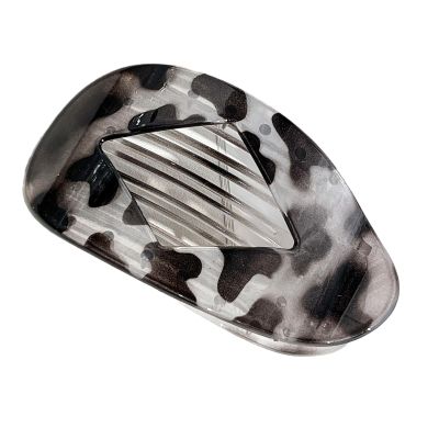 arzgul Lightweight -Slip Hair Clip Smooth Bend Design for Girls' Fitness Stretching & Running(Glossy gray)