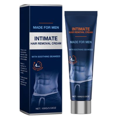 2026 New Painless Hair Removal Cream for Men, Fast-Acting Gentle Depilatory for arms legs chest, Intimate & Body Depilatory Cream, Moisturizing Soothing Formula (1, pcs)
