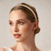 Glimbely Thin Crystal Headband for Women Fashion Rhinestone Hairband Elegant Non-slip Hair Hoops Accessories for Daily, Dates & Party Wear (White) view 2