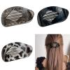 arzgul Lightweight -Slip Hair Clip Smooth Bend Design for Girls' Fitness Stretching & Running(Glossy black) view 2