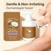Coconut Hair Removal Cream, Coconut Oil Facial Hair Removal Cream for Sensitive Skin (2Pcs) view 2