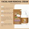 Coconut Hair Removal Cream, Coconut Oil Facial Hair Removal Cream for Sensitive Skin (2Pcs) view 4