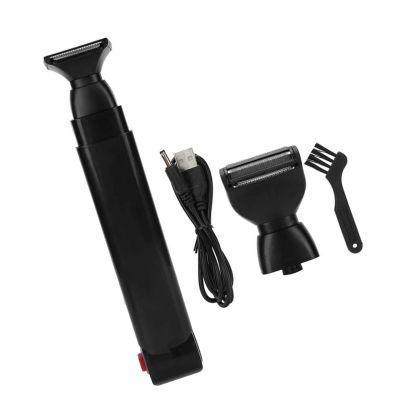 Rechargeable Back Shaver for Men, Electric Body Hair Remover with Stainless Steel Head, Folding & Telescopic Design Electric Back Shaver