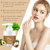 Coconut Oil Hair Removal Cream for Women, Gentle Facial Hair Remover for Upper Lip, Chin, and Cheeks, Moisturizing Formula (1pcs) view 2