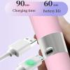 Rechargeable Portable Electric Hair Remover for Women Body Smooth Shaving Tool Body Hair Removal Shaver view 3