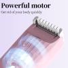 Rechargeable Portable Electric Hair Remover for Women Body Smooth Shaving Tool Body Hair Removal Shaver view 4