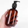 50Pcs 30-100ml Empty Plastic Soap Dispener Shampoo Bottles Bathroom Accessories Hand Cream Press Pump Shower Gel Bathroom Liquid Refillable Containers (Brown-Black Cap,50ml) view 3