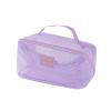 SHYYOULQE Ventilated Mesh Makeup with Removable Dividers & Carry Handle for Travel Gym Essentials Travel Cosmetic Organiser with Compartments view 1