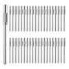Aiuulu 40 Pcs Small Mandrel Nail Drill Bit, 3.1MM Mini Sanding Band for Electric Drills File Machine Manicure Accessory (40) view 1