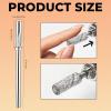 Aiuulu 40 Pcs Small Mandrel Nail Drill Bit, 3.1MM Mini Sanding Band for Electric Drills File Machine Manicure Accessory (40) view 2