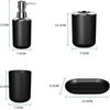 Plastic Gargle Cup Bathroom Group Brushing Toiletries Hotel Supplies Trash Can Set view 4