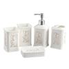 Ceramic Bathroom Five-piece Toiletries Set Mouthwash Cup Toothbrush Holder view 1