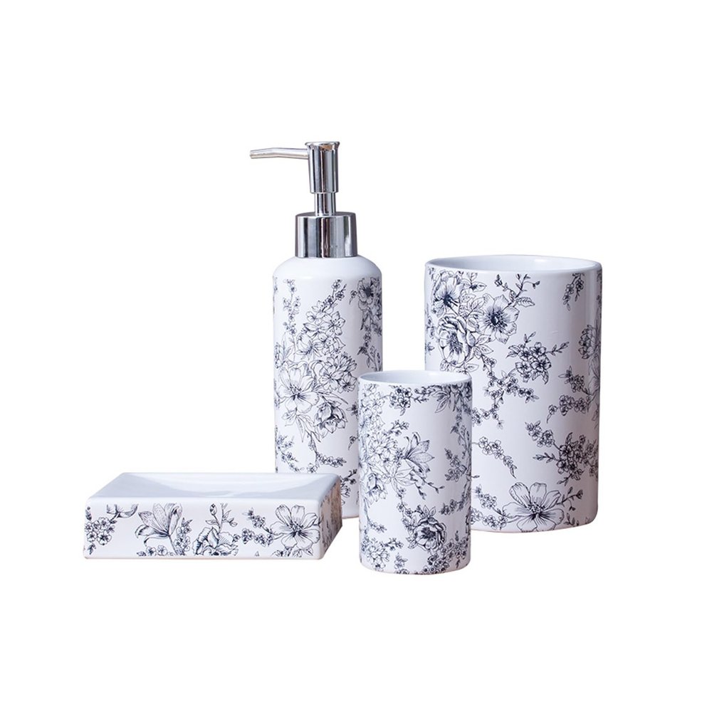 Multifunctional Washing Toothbrush Mouthwash Cup 4-piece Bath Kit Set