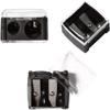 2Pcs Eyeliner Pencil Sharpener, Eyeliner Sharpener for Pencil, Makeup Pencil Sharpener, Dual Holes Eyeliner Sharpener, Sharpeners view 3