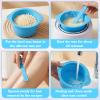 Classicseali 2PCS Wax Silicone Bowl,Wax Pot Liner with 2 Waxes Sticks view 4