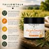 TallowTalk Brightening Tallow Balm, Turmeric and Sea Buckthorn, Orange Scent, Grass-Fed Beef Tallow, Balm view 2